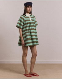 Damson Madder - Maggie Mini Polo Dress