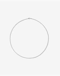 Michael Hill - Hollow Belcher Chain in 10kt White Gold