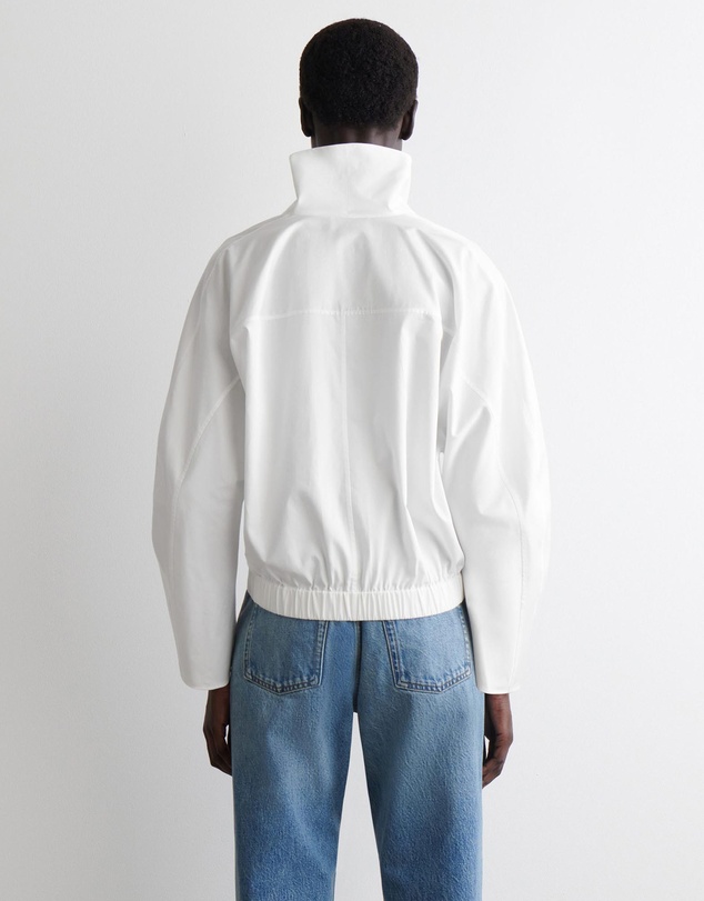 COS - Draped-Collar Cotton Blouse