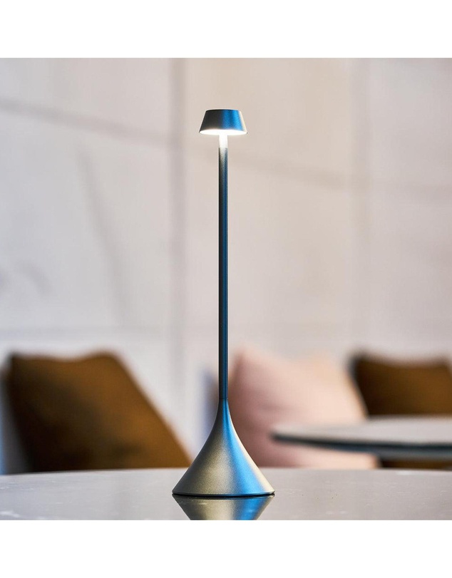 Lexon - Lexon Steli Shade Infinitely Pairable Table Lamp - Gunmetal