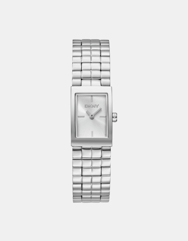 DKNY - Signature Shape Silver 17x25.5mm Silver Dial Womens Watch