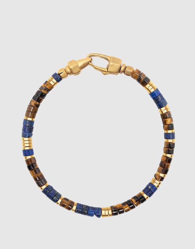 Nialaya Jewellery - Earth Royale Heishi Bracelet