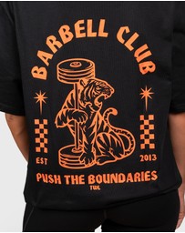 TWL - Lifestyle Oversized T-Shirt Tiger Faded Black/Tangerine