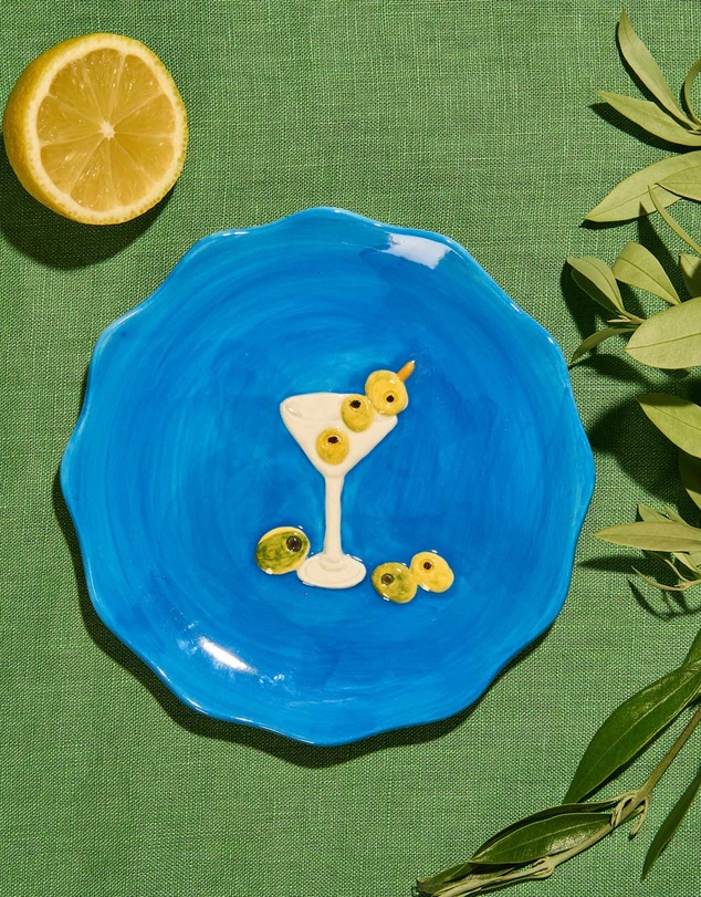 La La Land - Seaview Stoneware Cocktail Plate