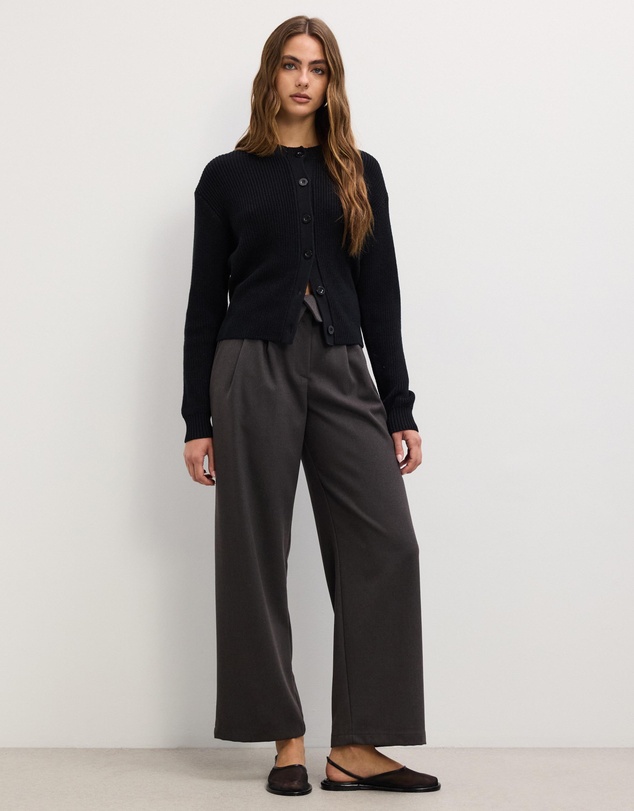 The Fated - Maia Round Neck Knit Cardigan