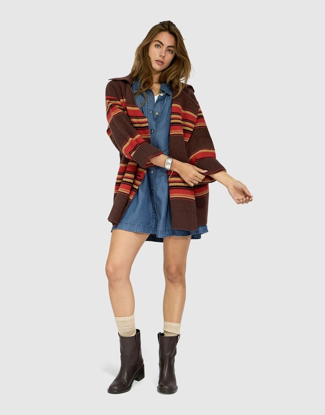 Belle & Bloom - So Many Likes Oversized Knitted Cardi Coat
