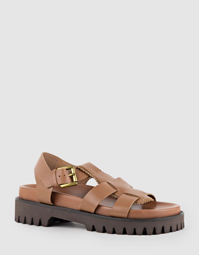 Edward Meller - SANDAR Gladiator Sandal on Chunky Sole