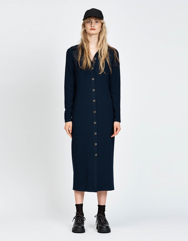 bul - Paju Dress Navy Check