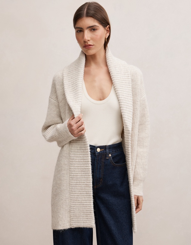 Forever New - Rosie Longline Knitted Cardigan