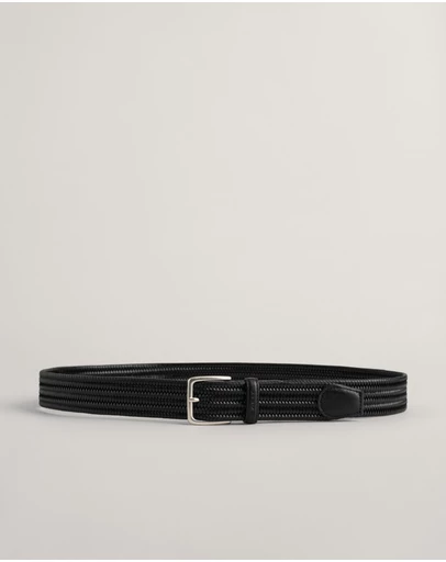 Gant - Leather Elastic Braided Belt