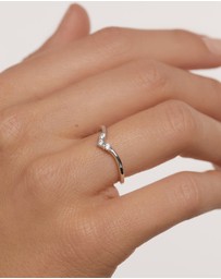 PDPAOLA - Mini Crown Silver Ring