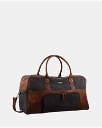 Pierre Cardin - Pierre Cardin Canvas Overnight Bag with Front Pocket