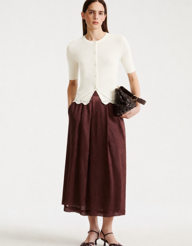 Marella - Crepe Whisper Knit Cardigan