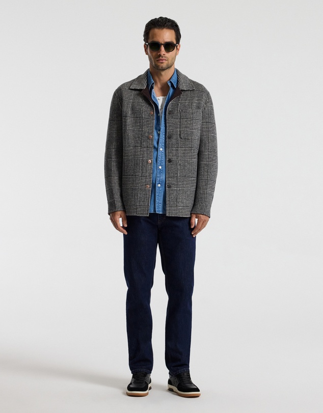 Calibre - Double Faced Wool Shirt Jacket Black
