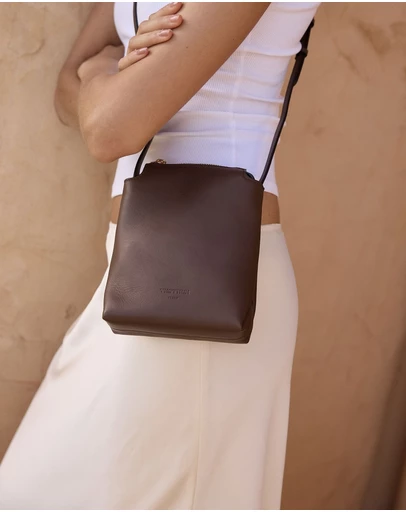 VESTIRSI - Clara Chocolate Mini Crossbody Bag