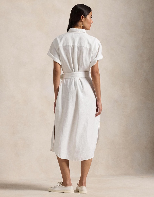 Polo Ralph Lauren - Linen Short-Sleeve Shirt Dress