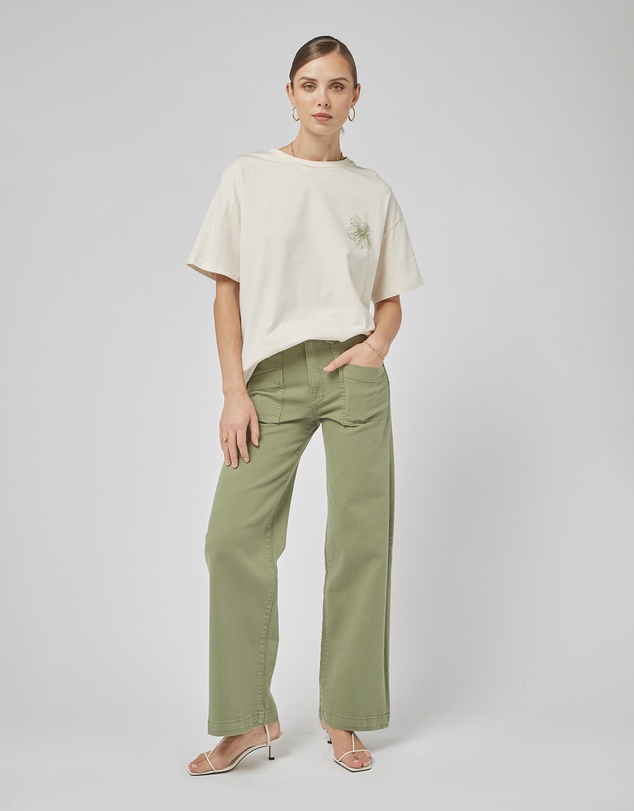 DRICOPER DENIM - Amy Cream FL Printed Tee