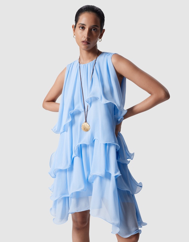 & Other Stories - Sleeveless Frill Mini Dress