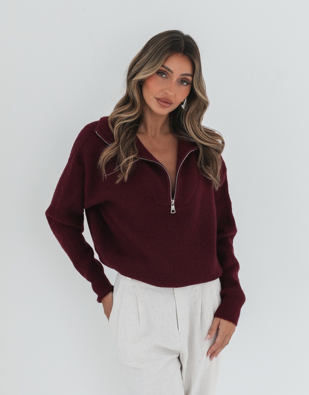 Esther & Co - Merete Knit - Bordeaux