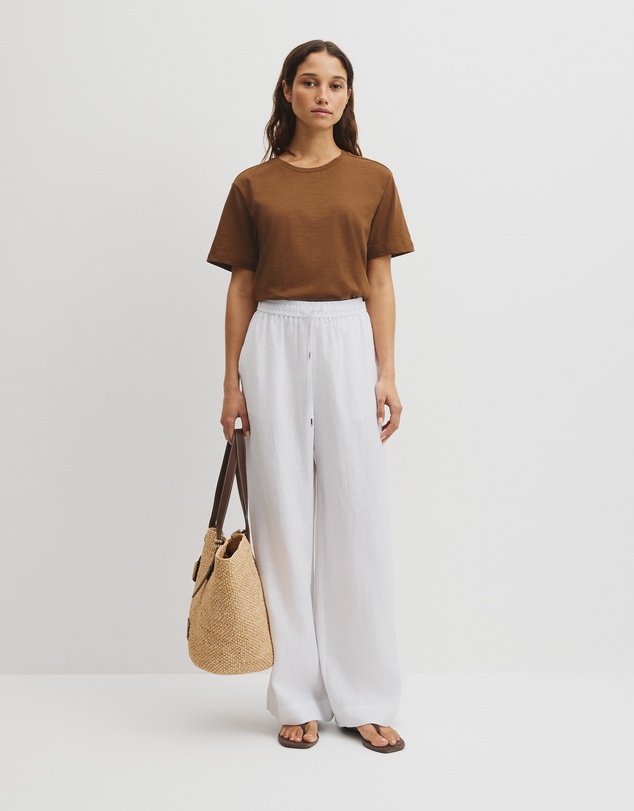 Country Road - Textured Short Sleeve Slub T-shirt