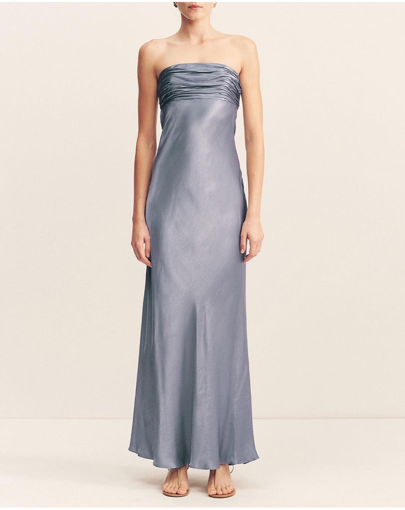 material for maxi dress Melrose Maxi Dress Cloud Dancer / M