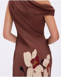 Minima Esenciales - Isla Off Shoulder Midi Dress