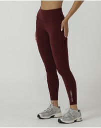 Lorna Jane - Lotus No Chafe Phone Pocket Full Length Leggings