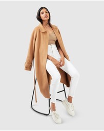 Belle & Bloom - Shore To Shore Belted Wool Coat