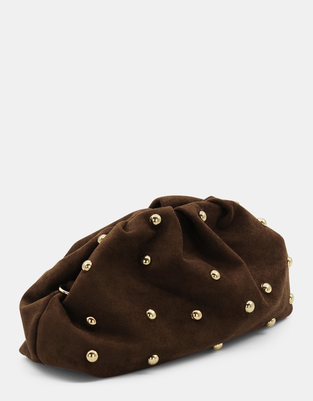 Morgan & Taylor - Beaux Clutch in Chocolate Brown