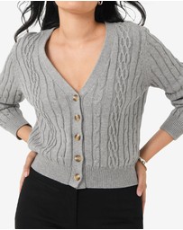 Forcast - Rhodes Cable Knit Cardigan