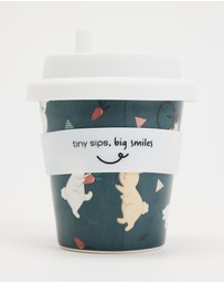 itti bitti - Reusable Baby Cino Cup With 2 Straw - Hip Hop Hooray!