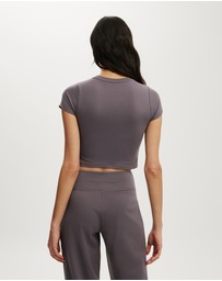 Cotton On Body Active - Ultra Soft Cropped Fitted Tshirt