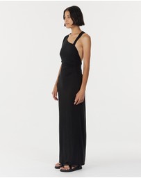 Third Form - Stirling Twist Asymmetric Maxi Dress