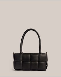 VESTIRSI - Margot Black Woven Baguette