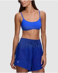 Polo Ralph Lauren - Organic Cotton & Linen High Waist Beach Short