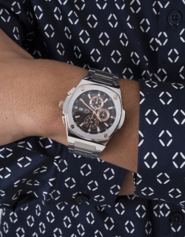 GC - Gc Coussin Shape Chrono Metal