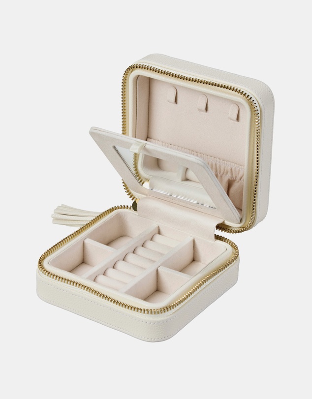 Wolf - WOLF Lauren Zip Travel Case Ivory