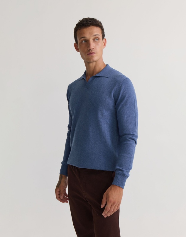 Oxford - Dominic Open Polo Collar Knit
