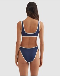 Polo Ralph Lauren - Logo Icons Scoop Waist High Leg Bikini Bottom