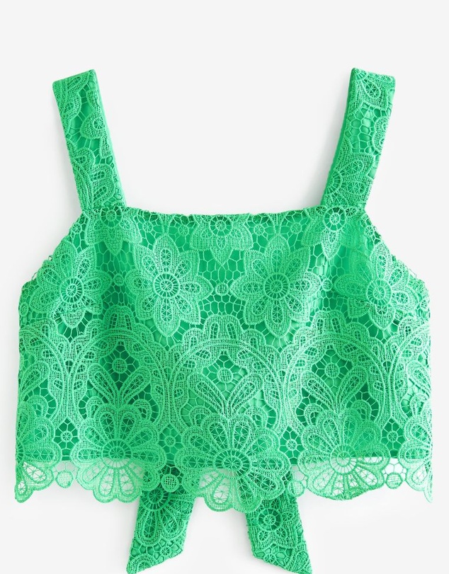NEXT - Sleeveless Co-ord Lace Detail Top
