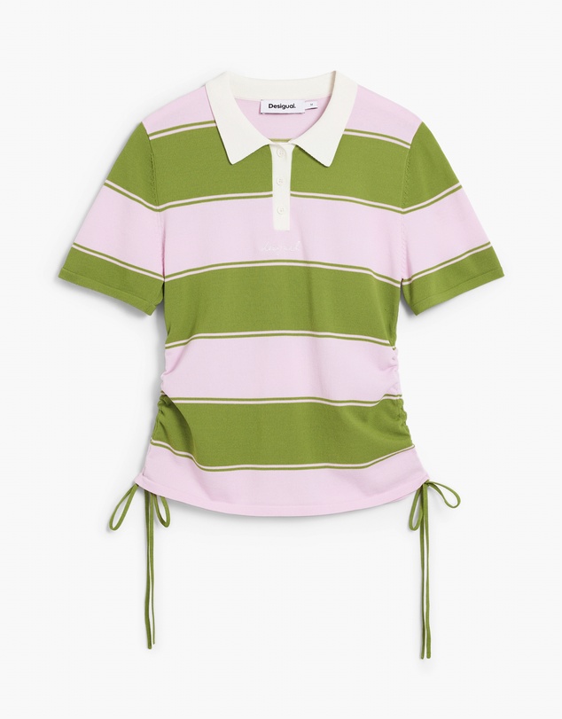 Desigual - Polo shirt with laces