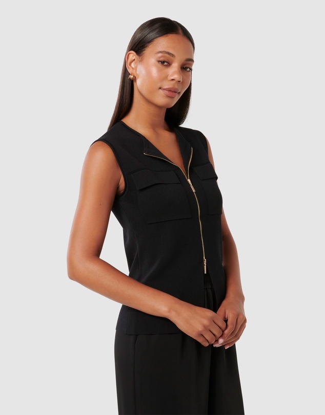 Forever New - Carmen Utility Knit Top