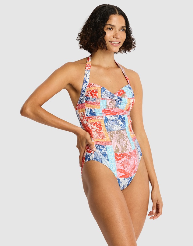 Sea Level Australia - Coco Island Twist Front Halter Multifit One Piece