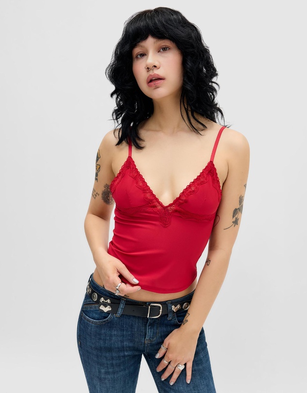 BDG By Urban Outfitters - BDG Adore Lace Trim Cami