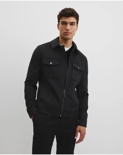 Country Road - Check Zip Through Jacket