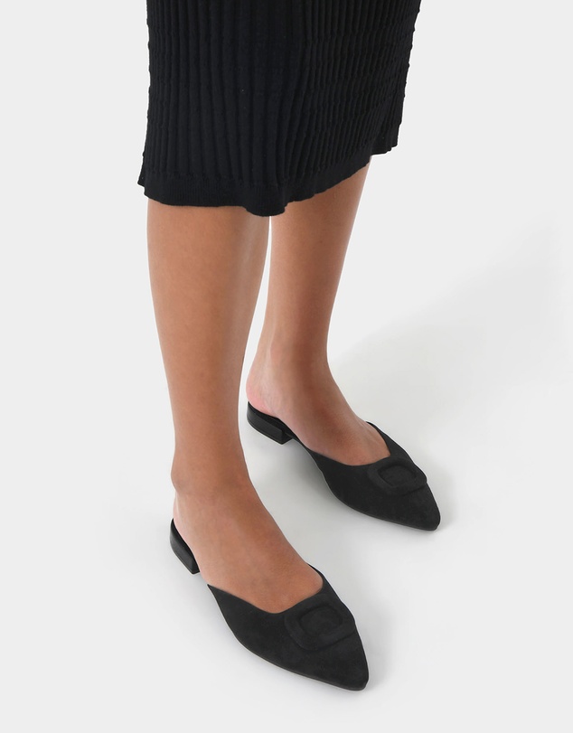Forcast - Elizabella Leather Mules