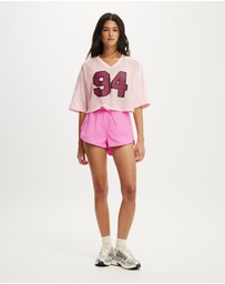 Cotton On Body Active - Active Mesh Cropped Graphic Tee