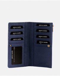 Pierre Cardin - Pierre Cardin Genuine Ladies Leather Bi-Fold Wallet