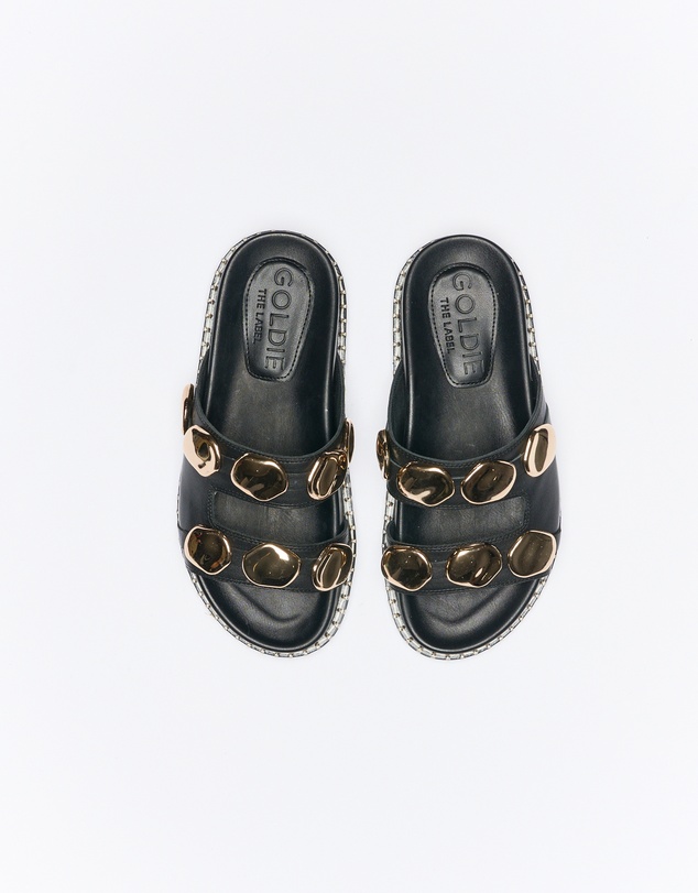 Goldie The Label - Shae Leather Slide