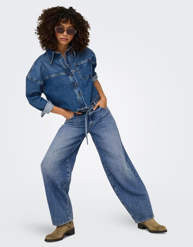 ONLY - Gianna High Waisted Straight Jeans